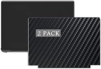 סרט מגן אחורי של Vaxson 2-Pack, התואם ל- GPD Win Max 2 10.1 טבלט עור מדבקה שחור [לא מגני מסך זכוכית מזג]